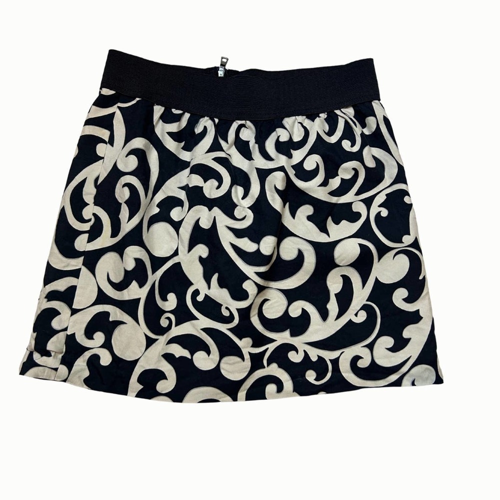 Loft Mini Business Skirt Size 8 Navy Elastic Band